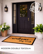 Custom Airbnb Welcome Border Doormat - Personalised Doormat