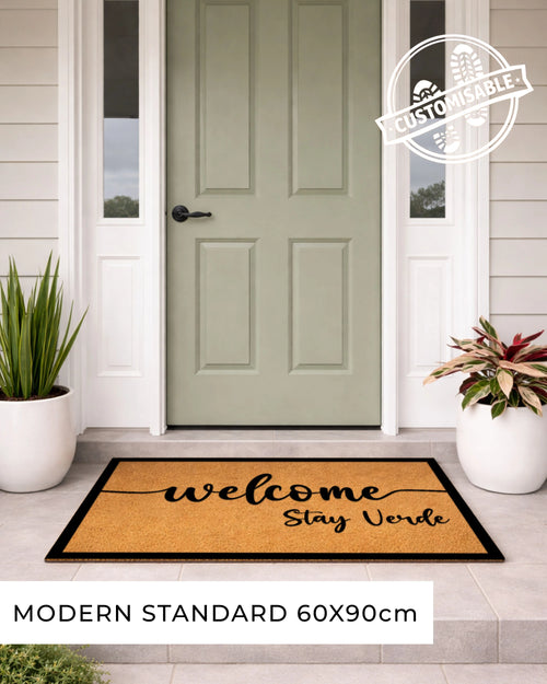 Custom Airbnb Welcome Border Doormat - Personalised Doormat