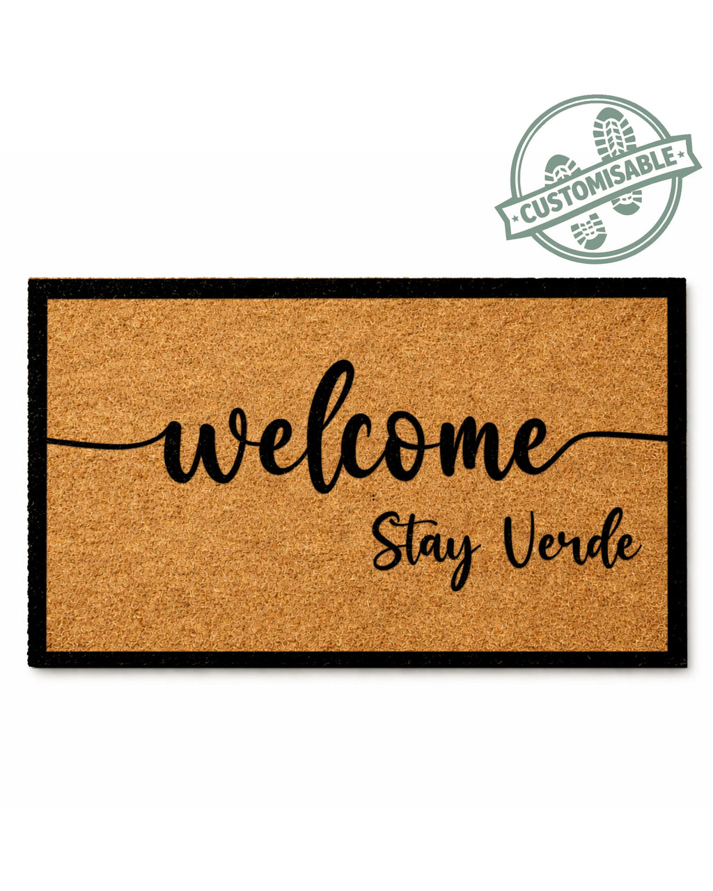 Custom Airbnb Welcome Doormat - Personalised Guest Entrance Mat
