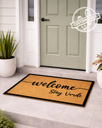 Custom Airbnb Welcome Border Doormat - Personalised Doormat