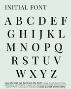 Black alphabet letters on a light gray background